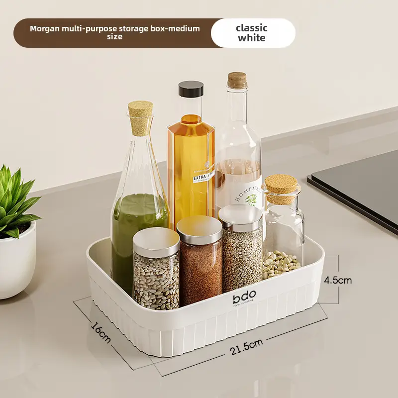 Pink 26cm Storage Box for Kitchen & Home Organization - Image 4