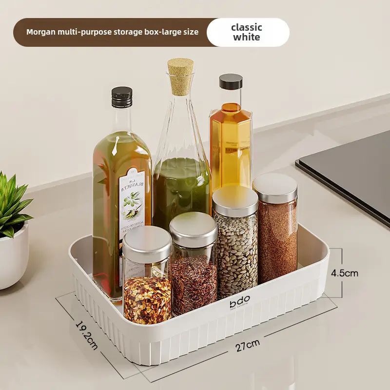 Pink 26cm Storage Box for Kitchen & Home Organization - Image 7
