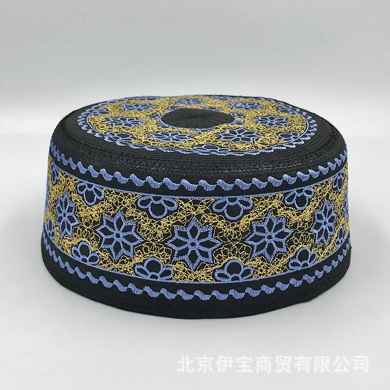 蓝花黄线