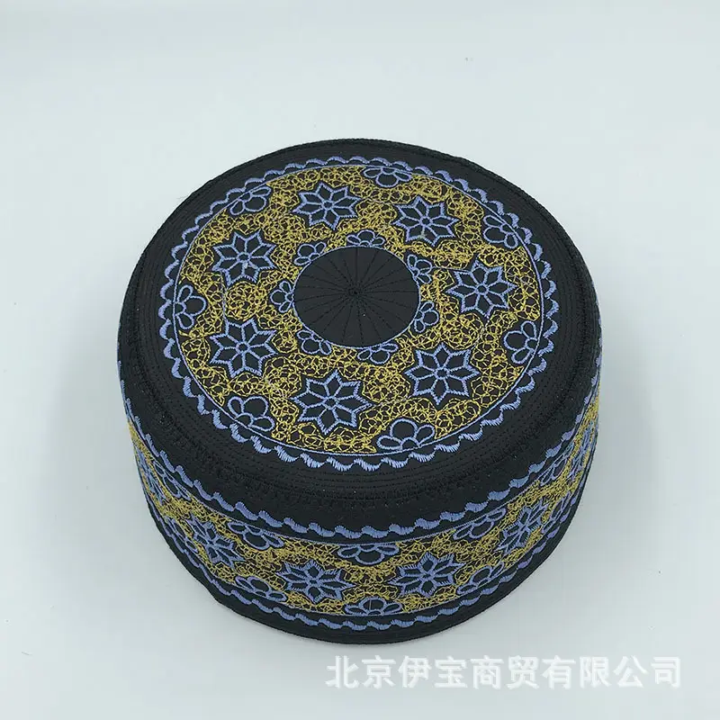 蓝花黄线