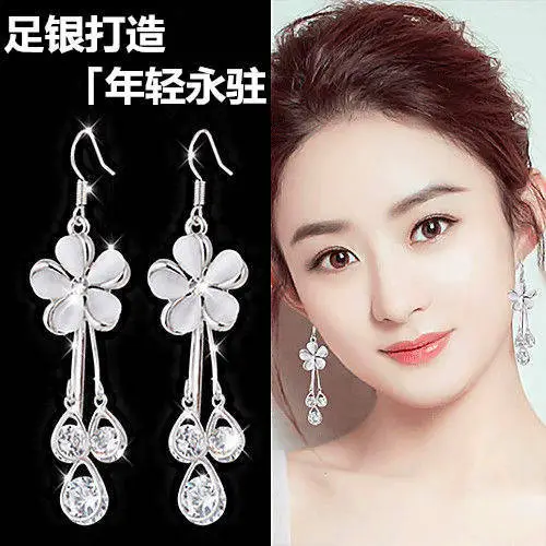 Sterling Silver Earrings for Women Elegant Sweet Tassel Design - Image 31