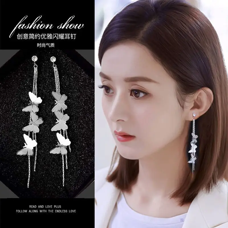 Sterling Silver Earrings for Women Elegant Sweet Tassel Design - Image 32
