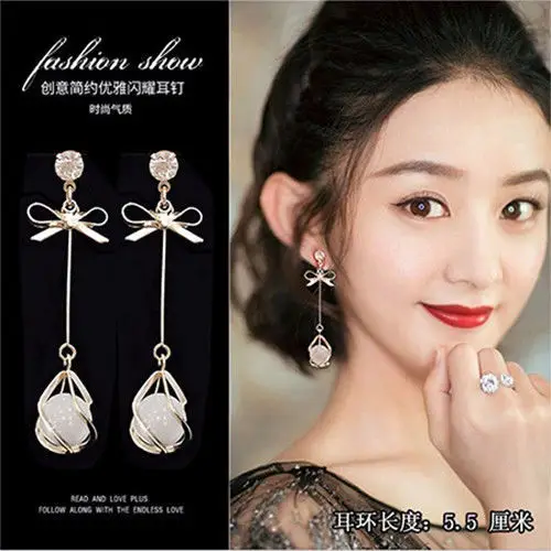 Sterling Silver Earrings for Women Elegant Sweet Tassel Design - Image 20