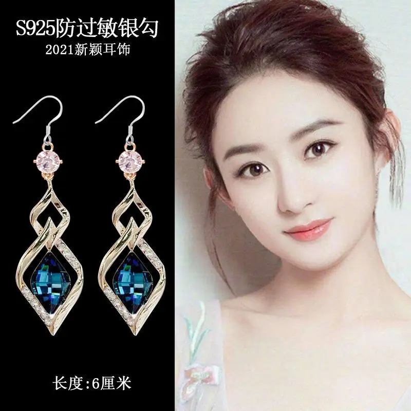 Sterling Silver Earrings for Women Elegant Sweet Tassel Design - Image 21