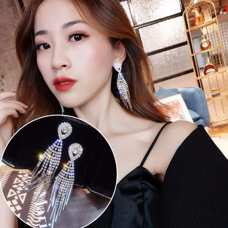 Sterling Silver Earrings for Women Elegant Sweet Tassel Design - Image 26