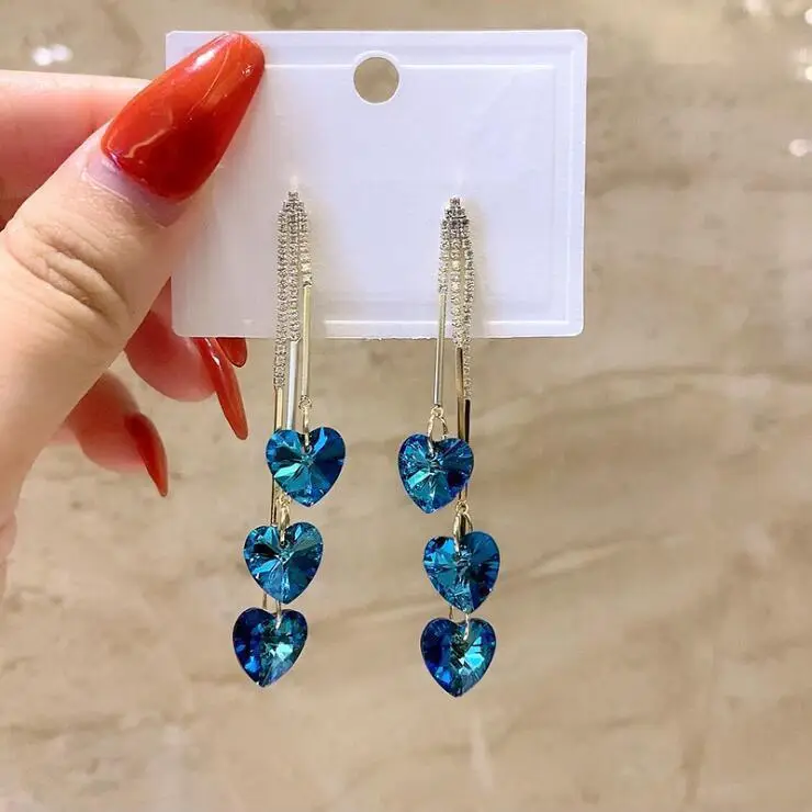 Sterling Silver Earrings for Women Elegant Sweet Tassel Design - Image 29