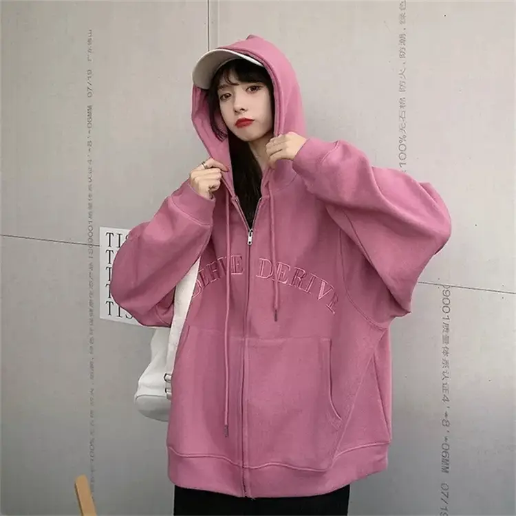 Maternity Coat Blue Embroidered Hooded Winter Cardigan - Image 6