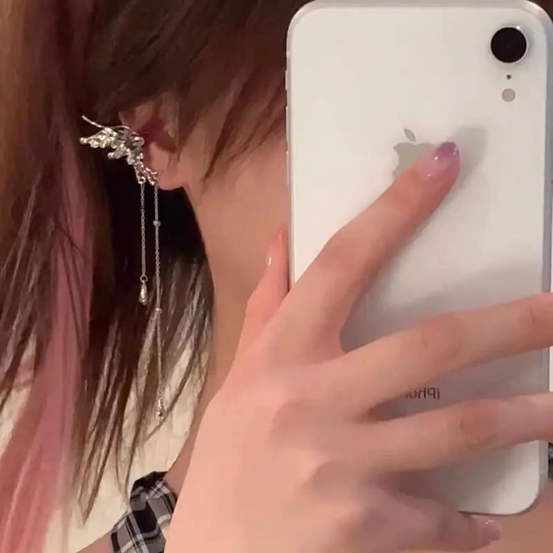 Angel Wings Butterfly Tassel Earrings Women's Summer - Image 3