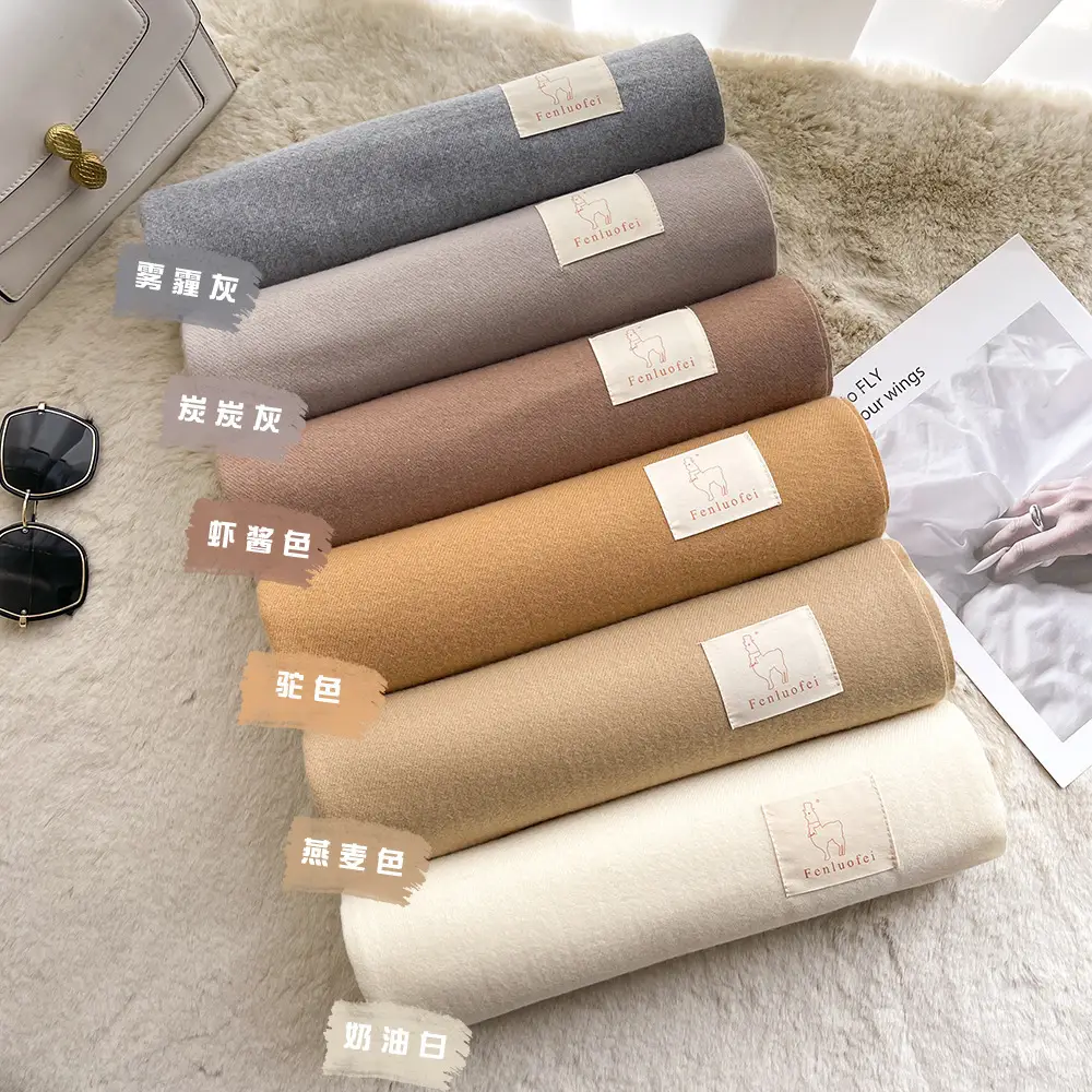 2024 New Student Warm Grey Korean Style Shawl - Image 29