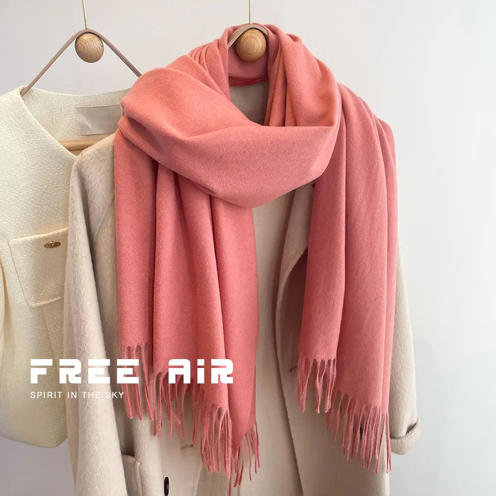 2024 New Student Warm Grey Korean Style Shawl - Image 7