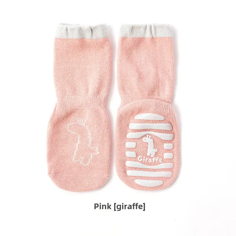 Children's Cartoon Non-Slip Baby Socks Gray - Image 19