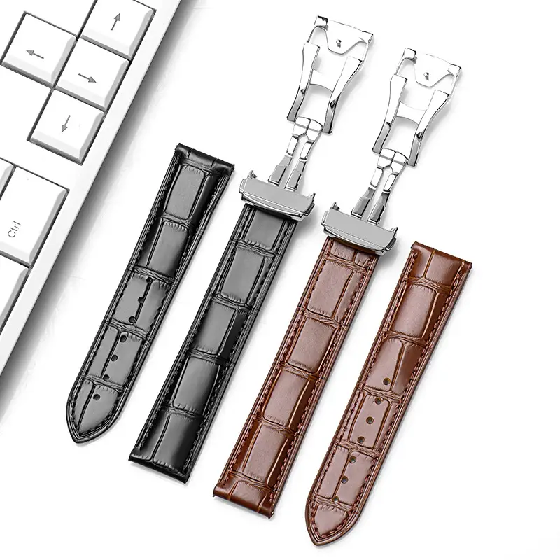 Omega Leather Watch Strap Bamboo Pattern Butterfly Seahorse Super Watch - Image 26