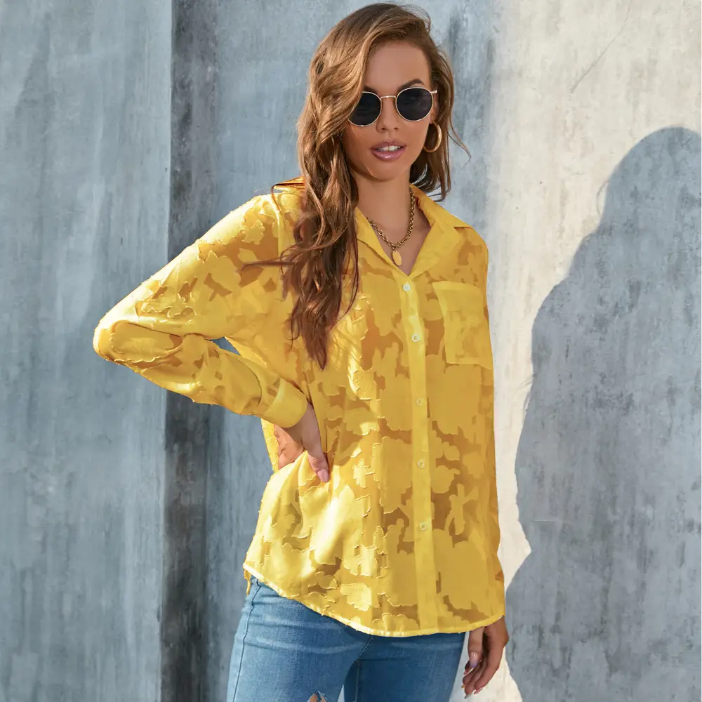 Plus Size Chiffon Shirt Tops All Colors Wholesale