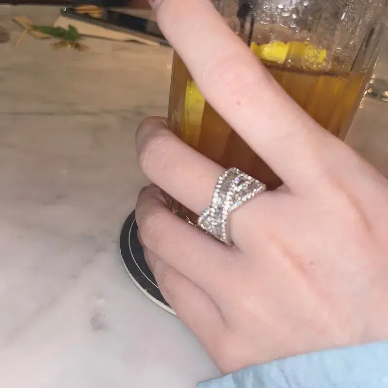 Retro Zircon Adjustable Ring for Women - Image 5