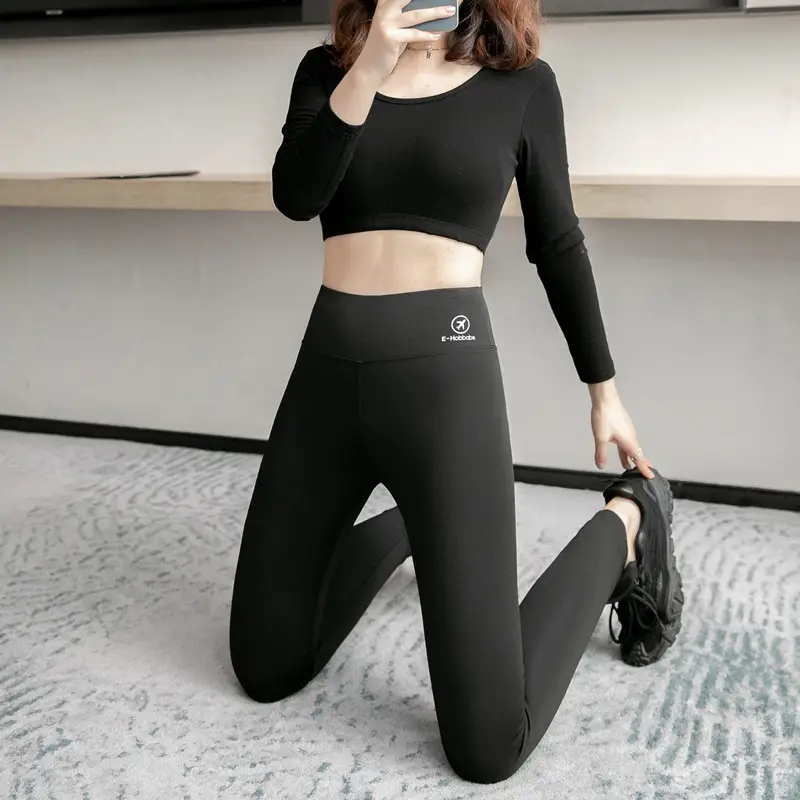 Women's Black Shark Skin Leggings 2020