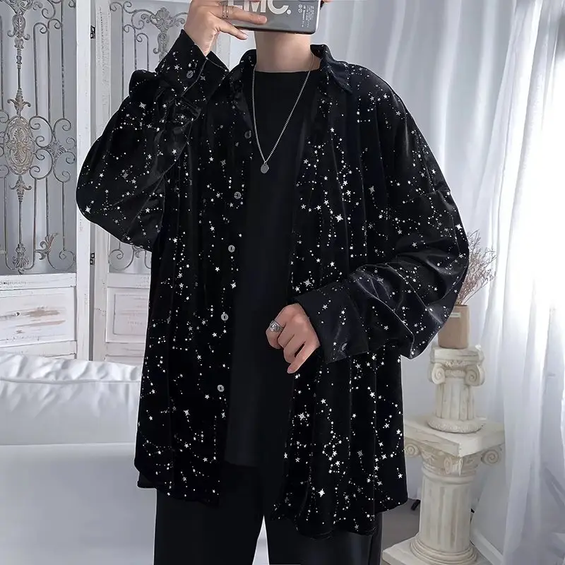 Japanese Tie-Dye Long Sleeve Shirt for Men - Image 5
