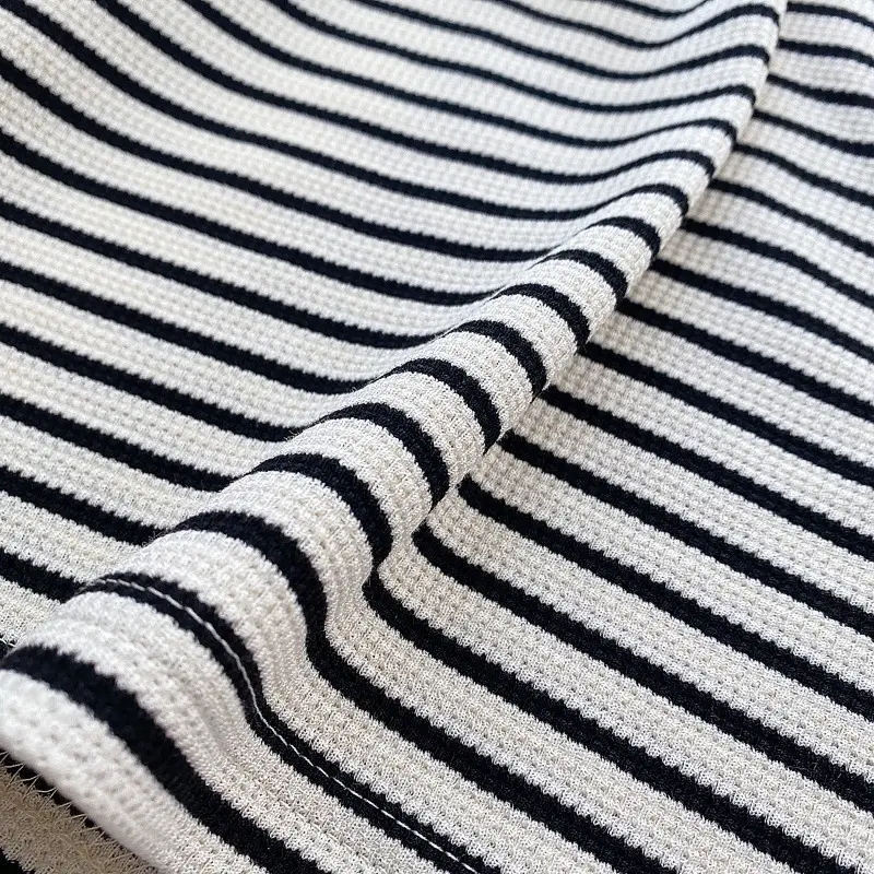Women Cotton Striped T-Shirt Short Sleeve Round Neck — feature 39