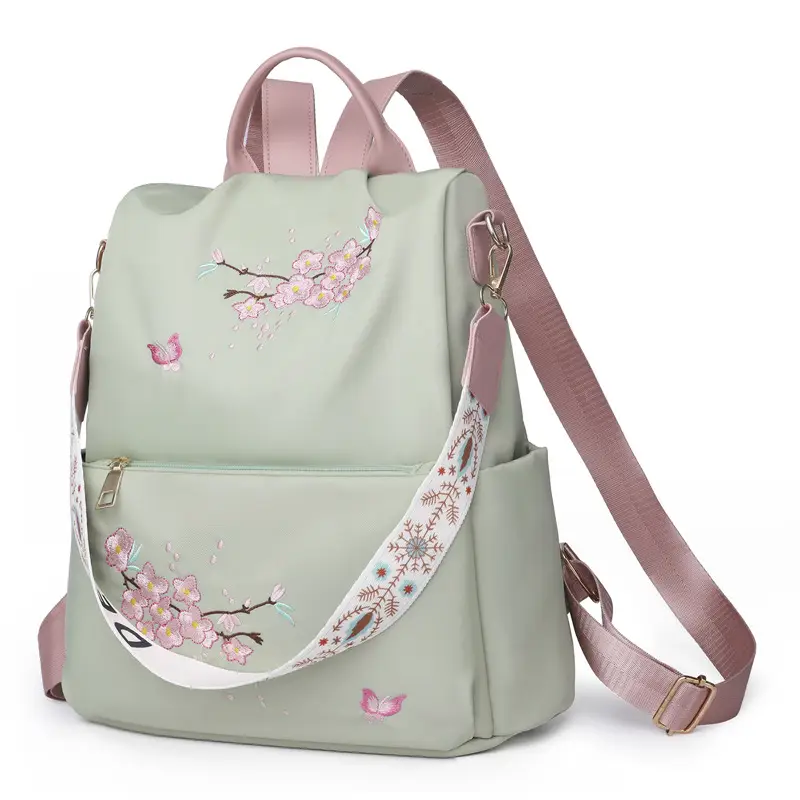 New Women's Cherry Blossom Backpack for School Travel - Image 8