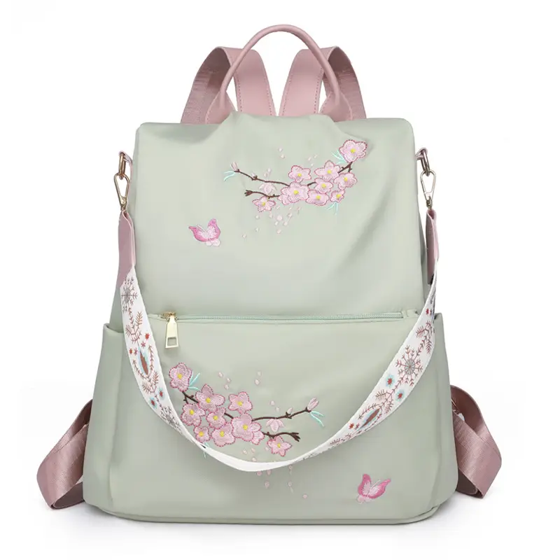 New Women's Cherry Blossom Backpack for School Travel - Image 3