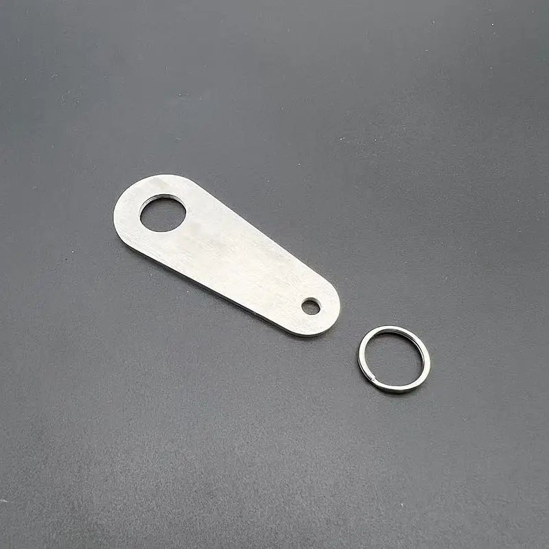 Stainless Steel Motorcycle Hanger Mount Plate Silver Black - Image 2