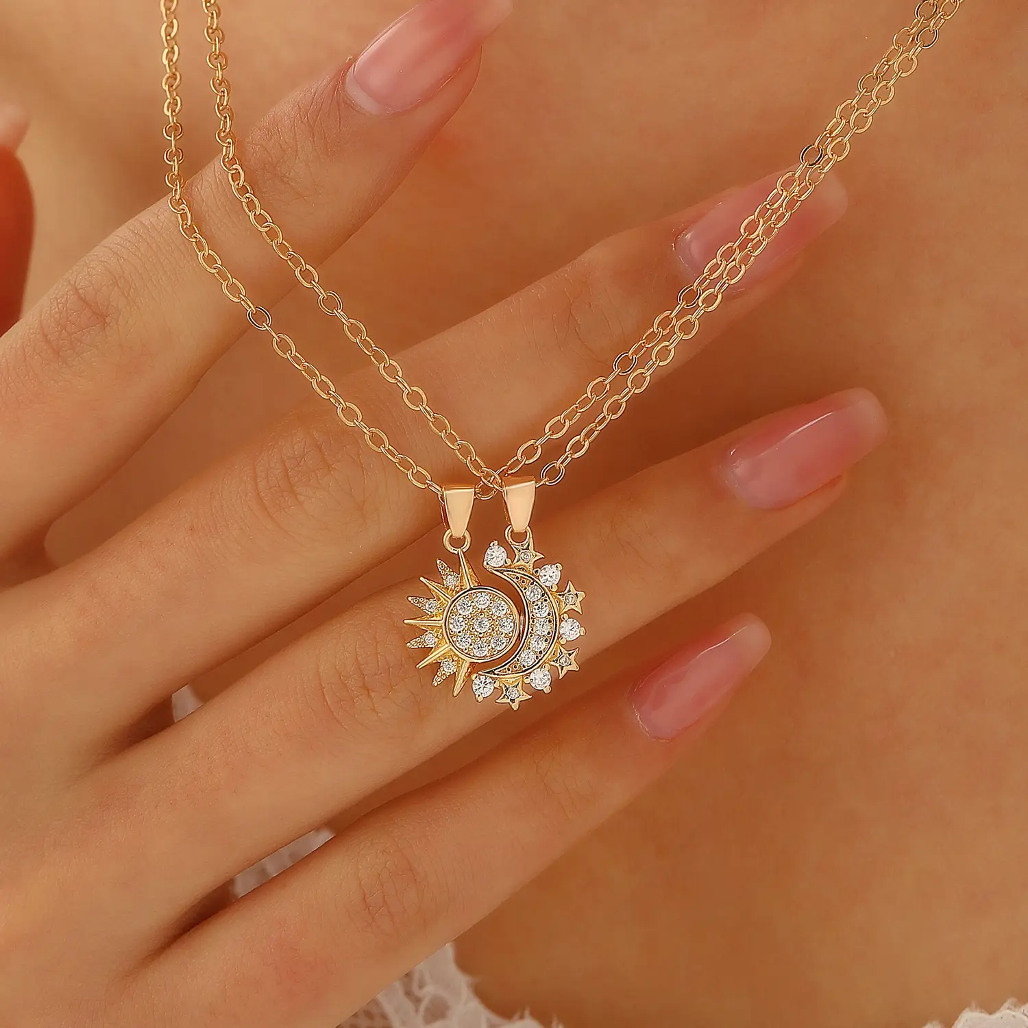 Magnetic Sun Moon Pendant Set for Women — feature 20