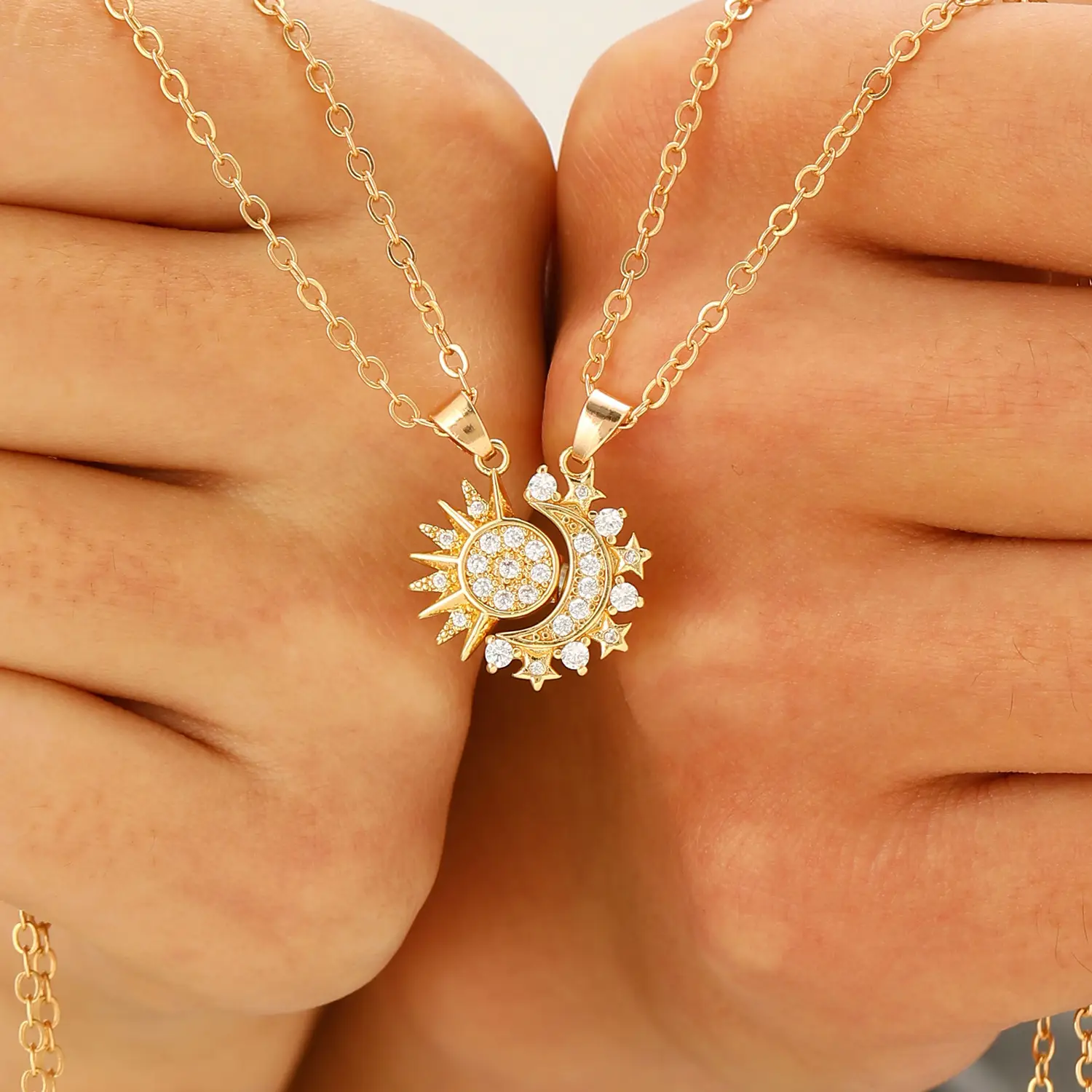 Magnetic Sun Moon Pendant Set for Women — feature 21