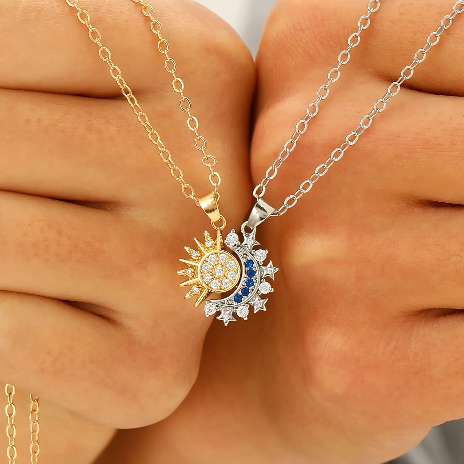 Magnetic Sun Moon Pendant Set for Women — feature 22