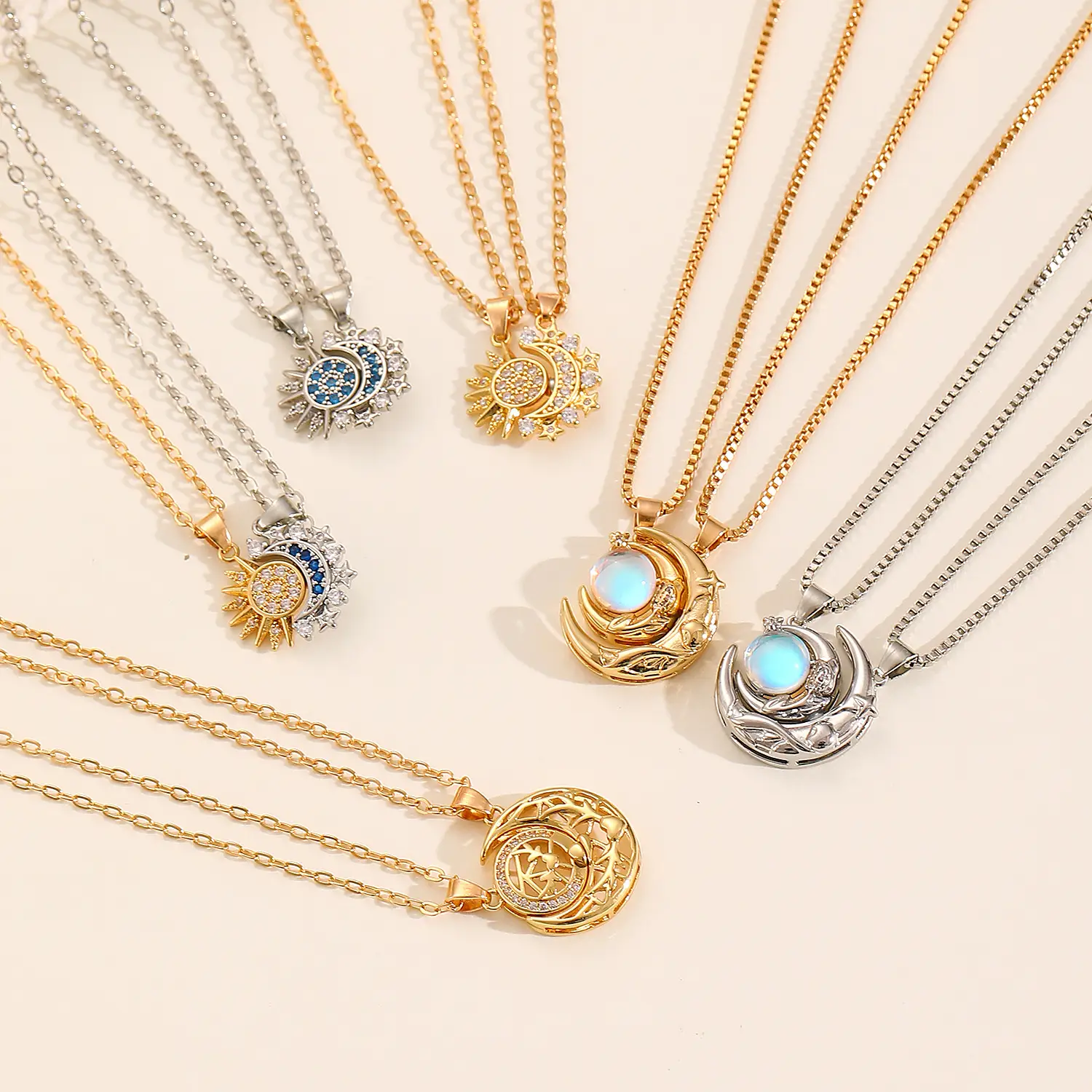 Magnetic Sun Moon Pendant Set for Women — feature 31