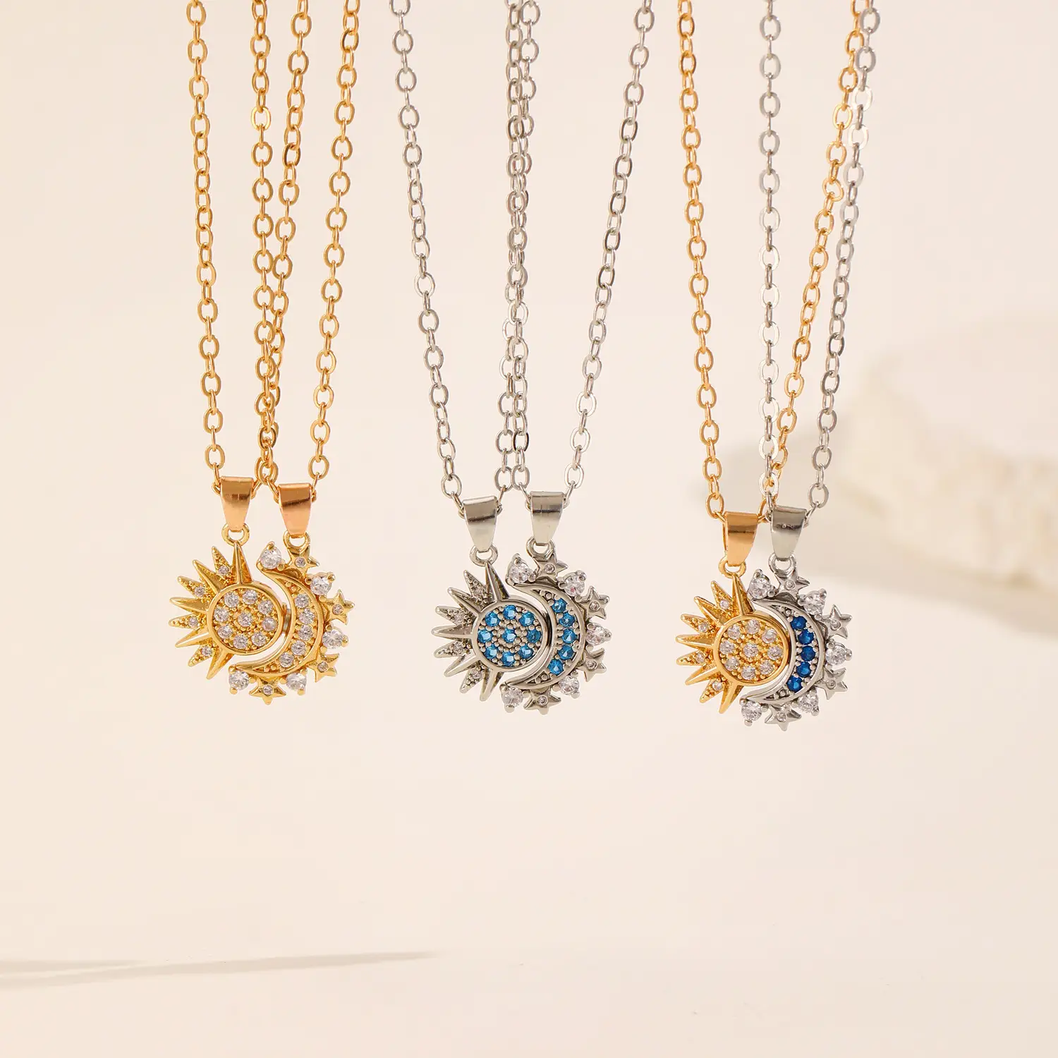 Magnetic Sun Moon Pendant Set for Women — feature 33