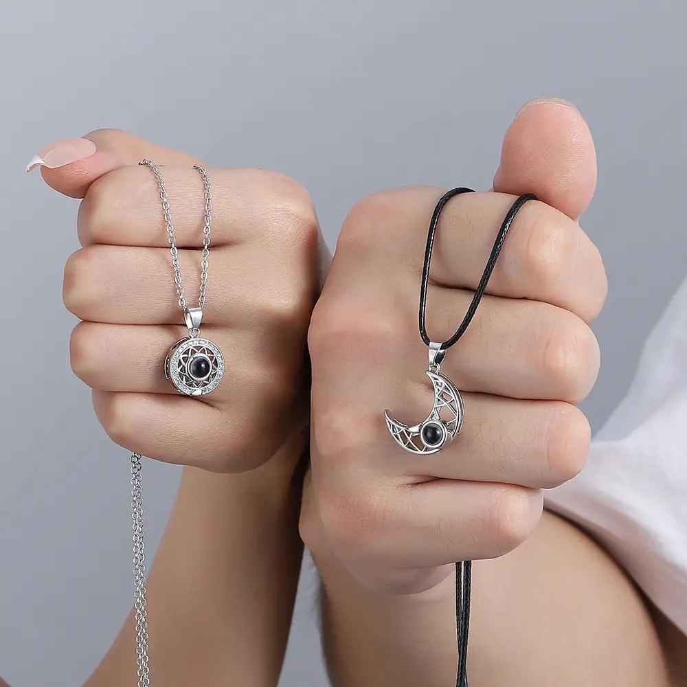 Magnetic Sun Moon Pendant Set for Women — feature 7