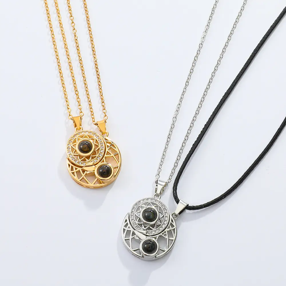 Magnetic Sun Moon Pendant Set for Women — feature 9