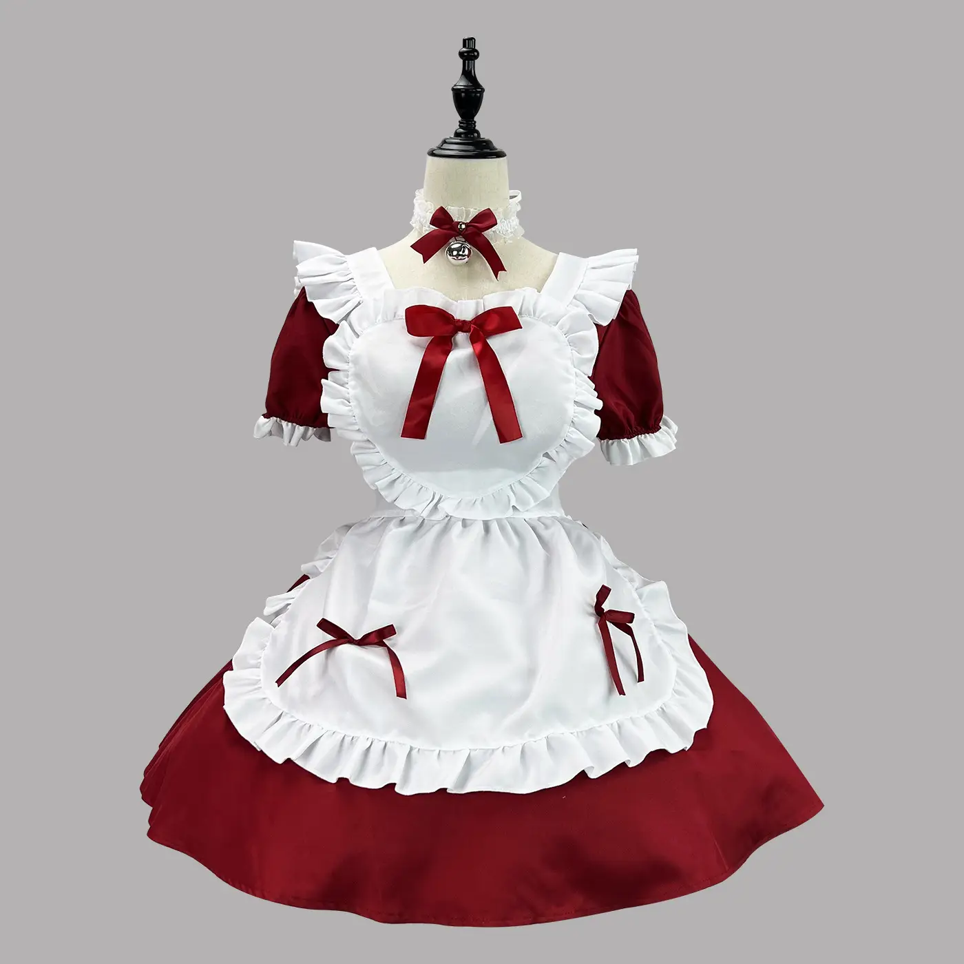 Japanese Black Classic Maid Dress Alice Soft Girl Lolita Maid Dress Cafe Dress