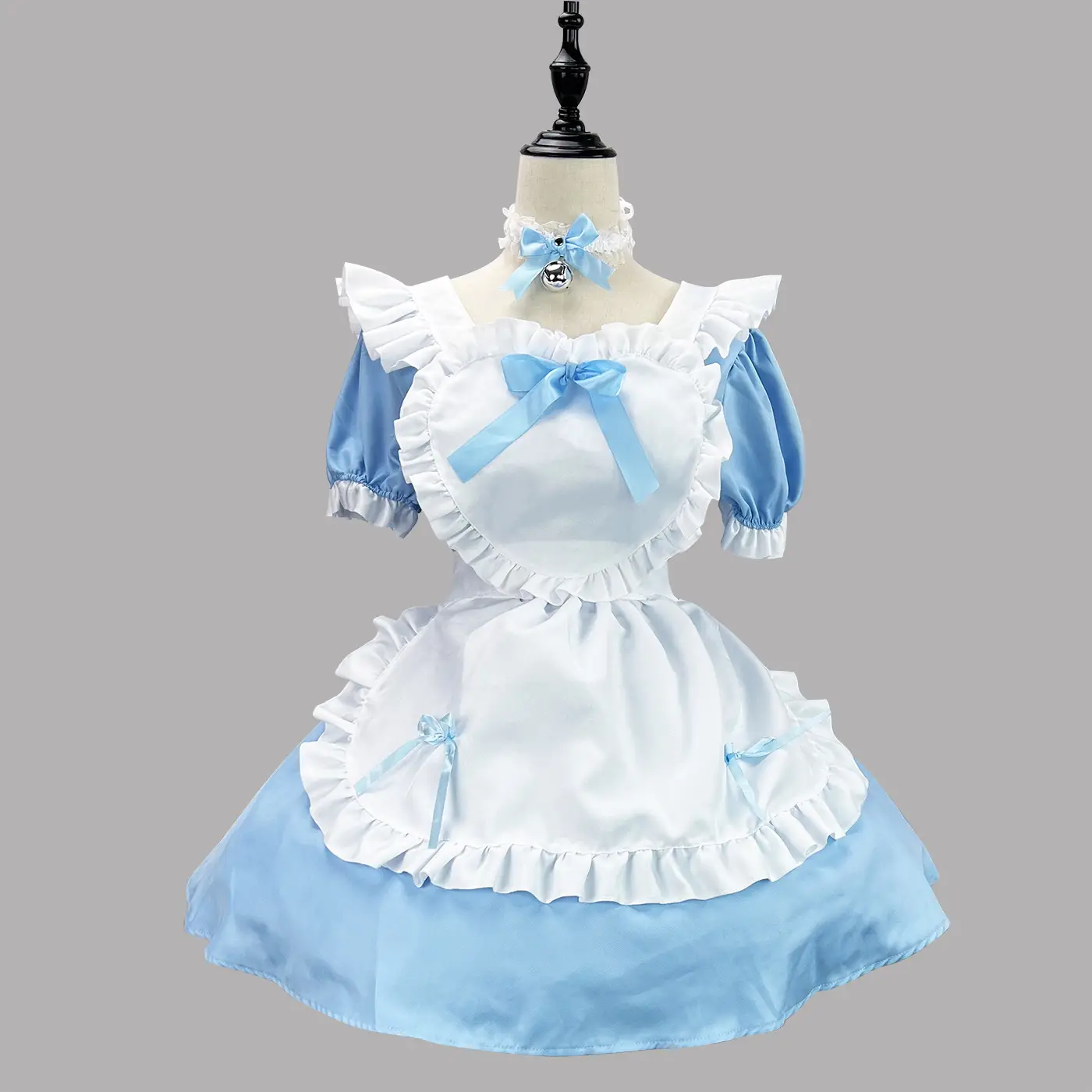Japanese Black Classic Maid Dress Alice Soft Girl Lolita Maid Dress Cafe Dress