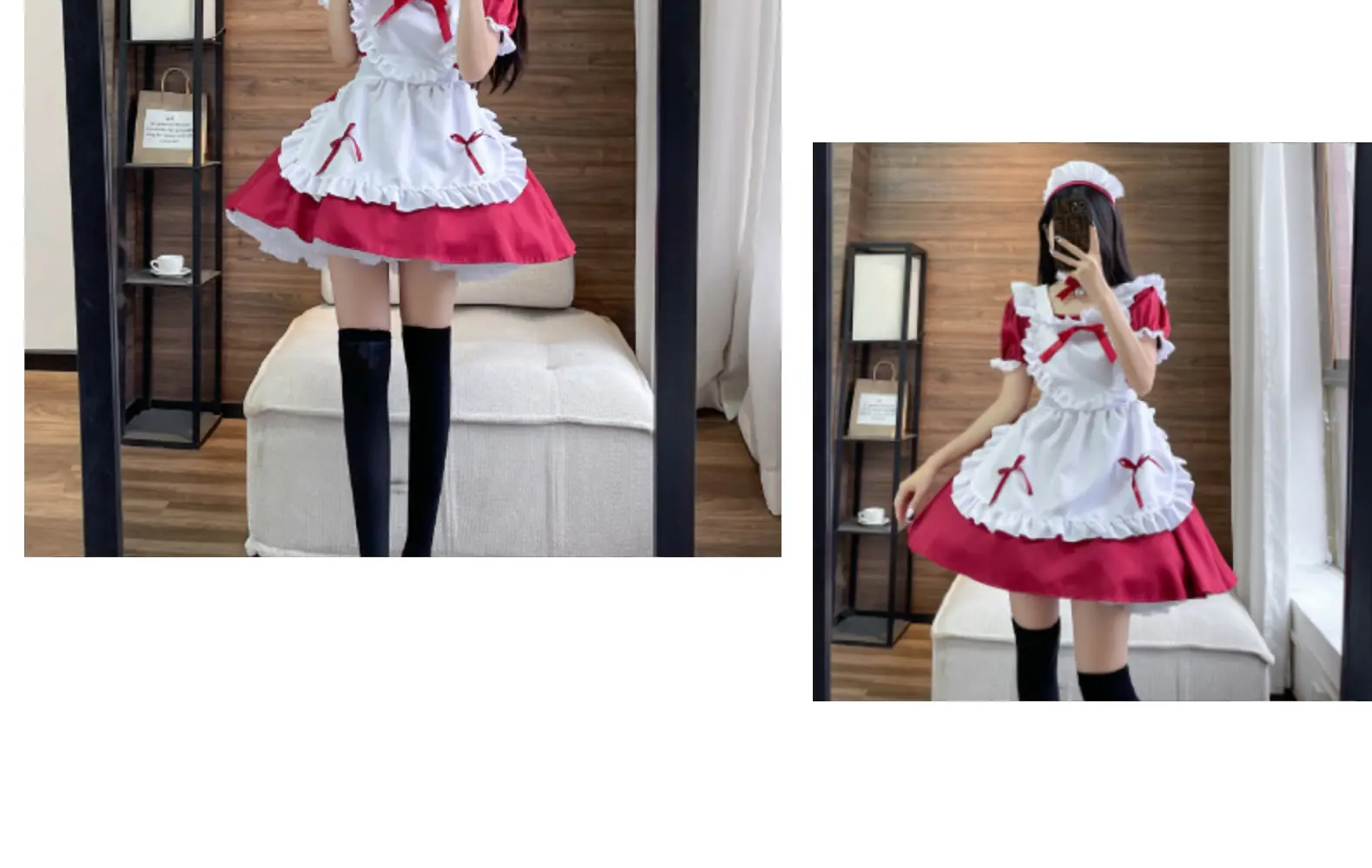 Japanese Black Classic Maid Dress Alice Soft Girl Lolita Maid Dress Cafe Dress — feature 12