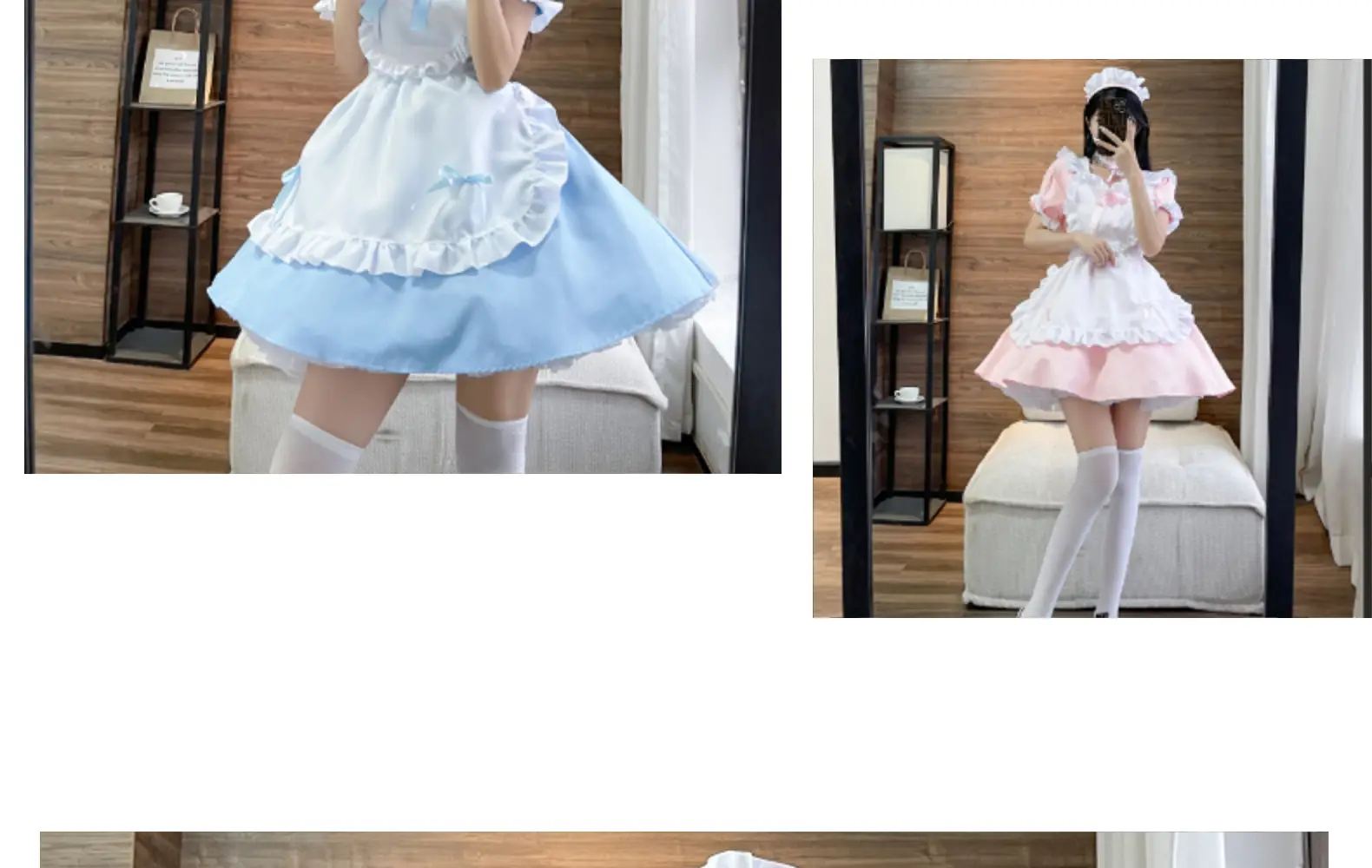 Japanese Black Classic Maid Dress Alice Soft Girl Lolita Maid Dress Cafe Dress — feature 18