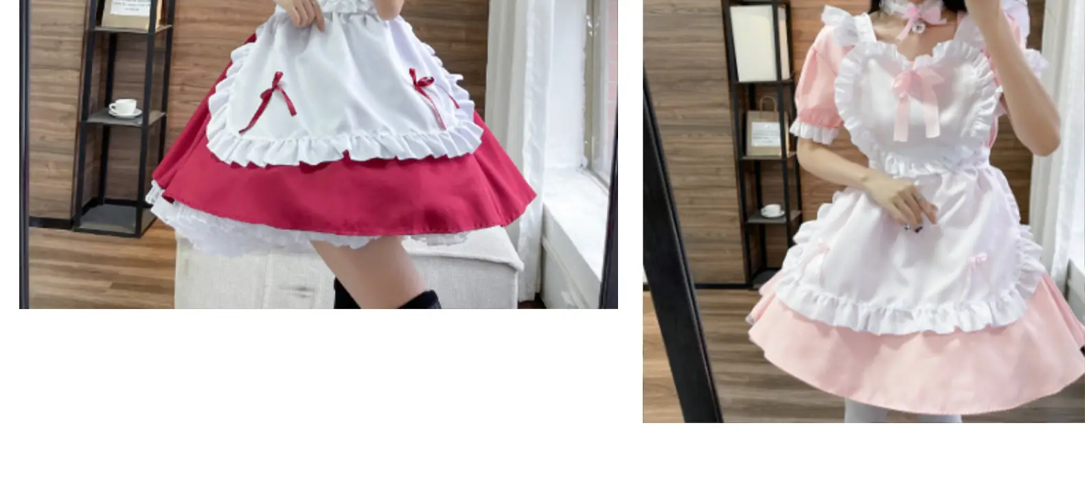Japanese Black Classic Maid Dress Alice Soft Girl Lolita Maid Dress Cafe Dress — feature 24
