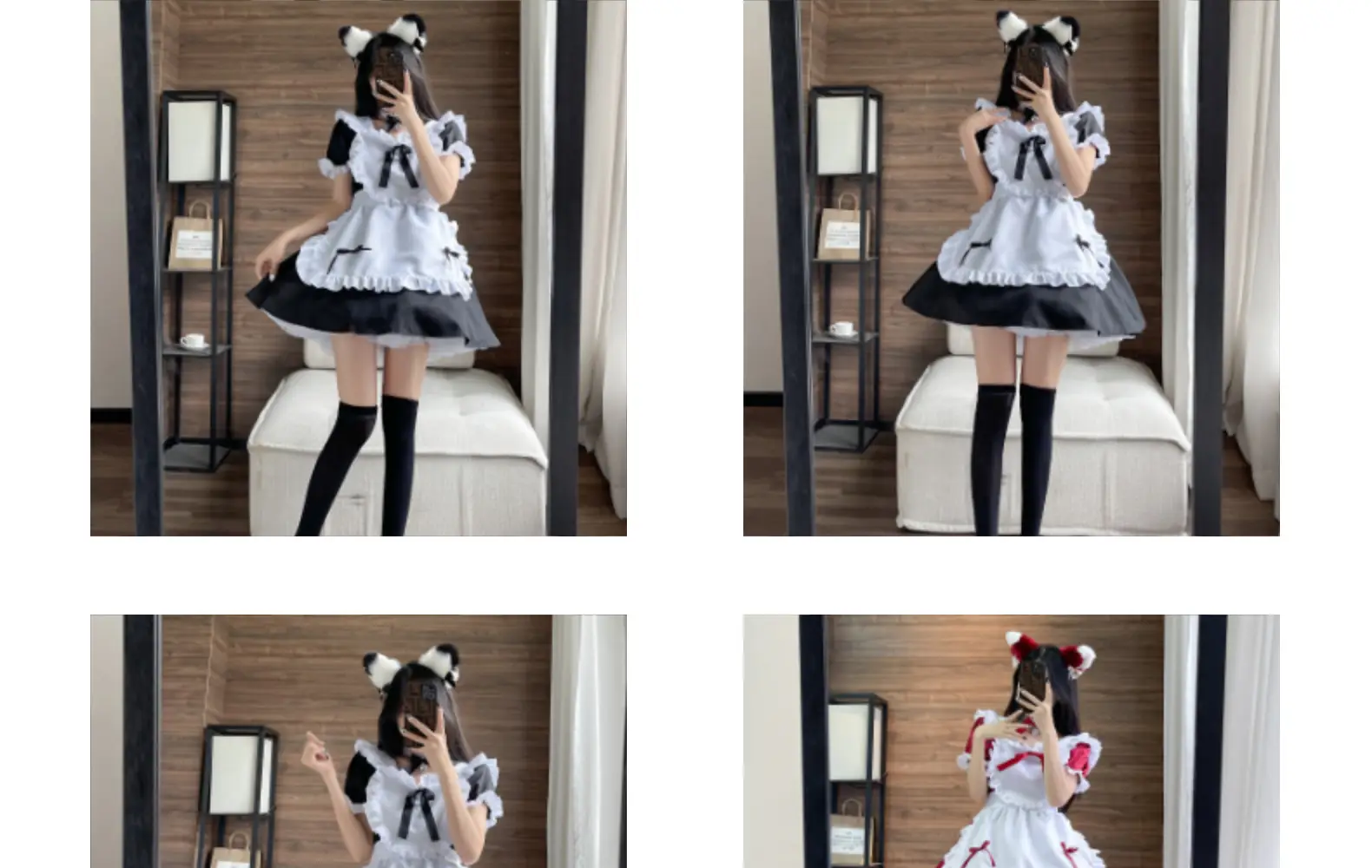 Japanese Black Classic Maid Dress Alice Soft Girl Lolita Maid Dress Cafe Dress — feature 25