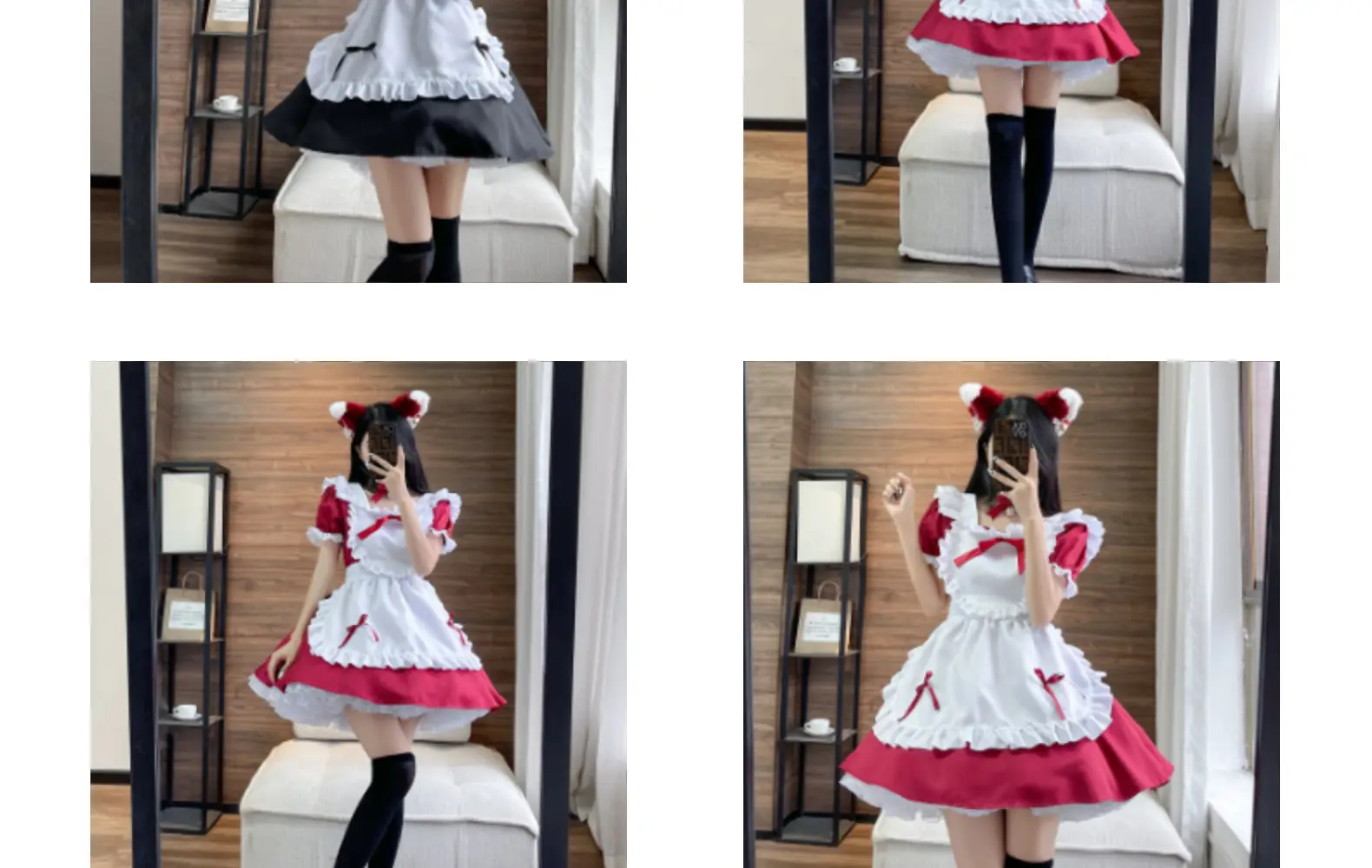 Japanese Black Classic Maid Dress Alice Soft Girl Lolita Maid Dress Cafe Dress — feature 26