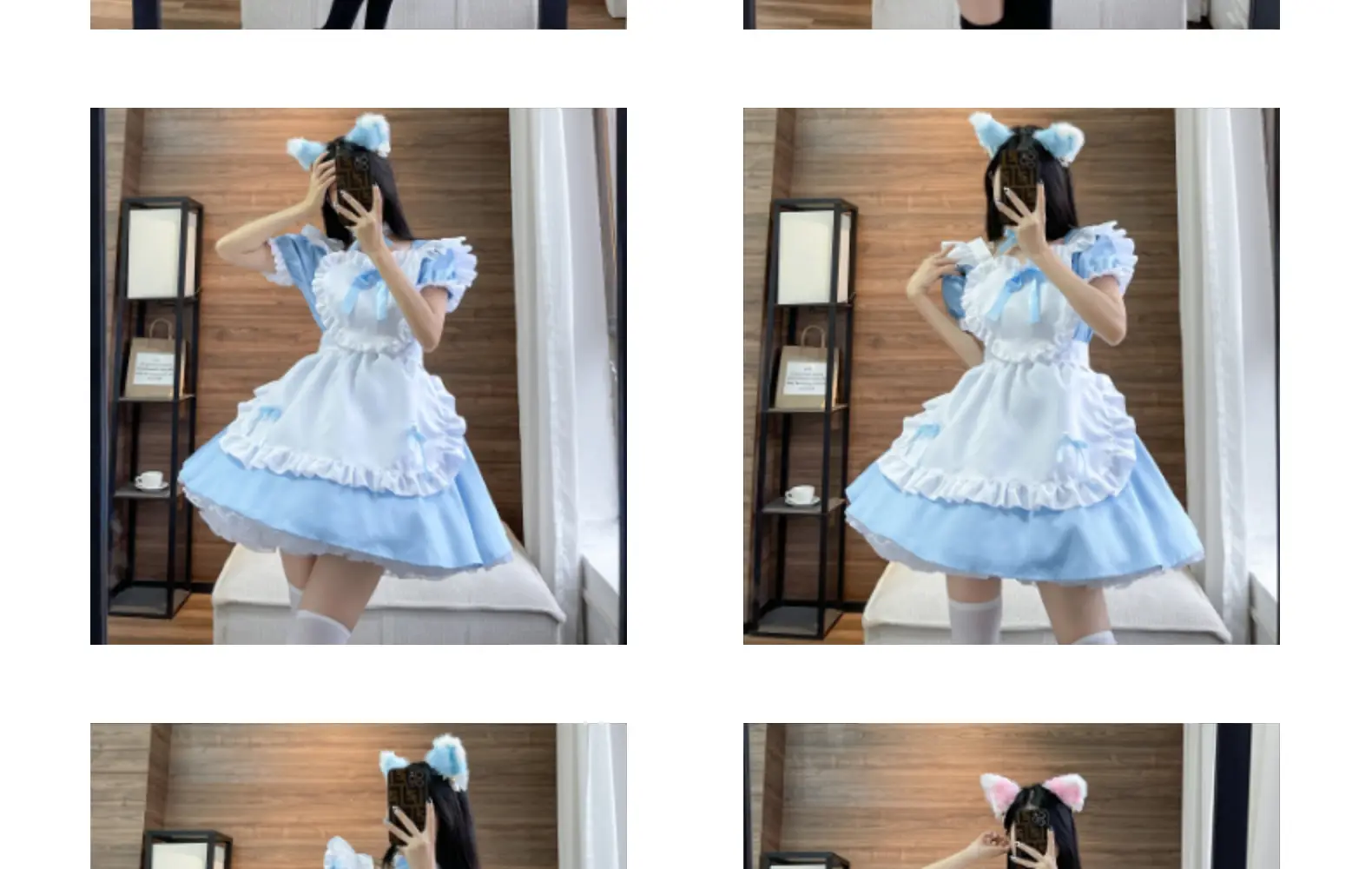 Japanese Black Classic Maid Dress Alice Soft Girl Lolita Maid Dress Cafe Dress — feature 27