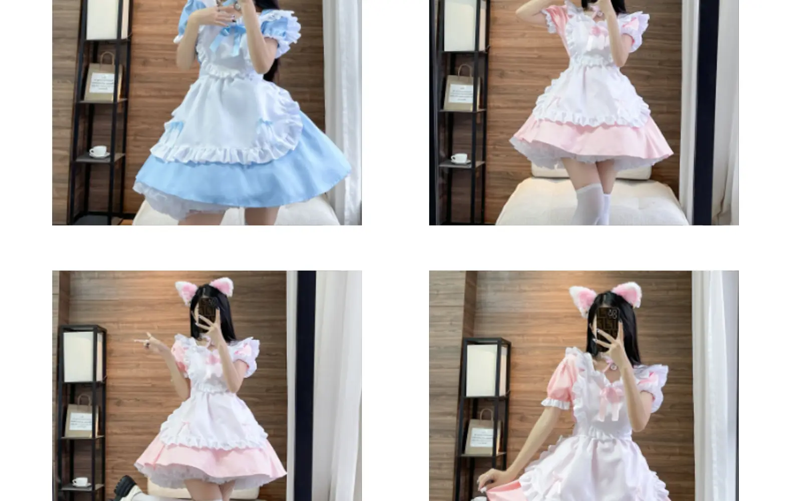 Japanese Black Classic Maid Dress Alice Soft Girl Lolita Maid Dress Cafe Dress — feature 28