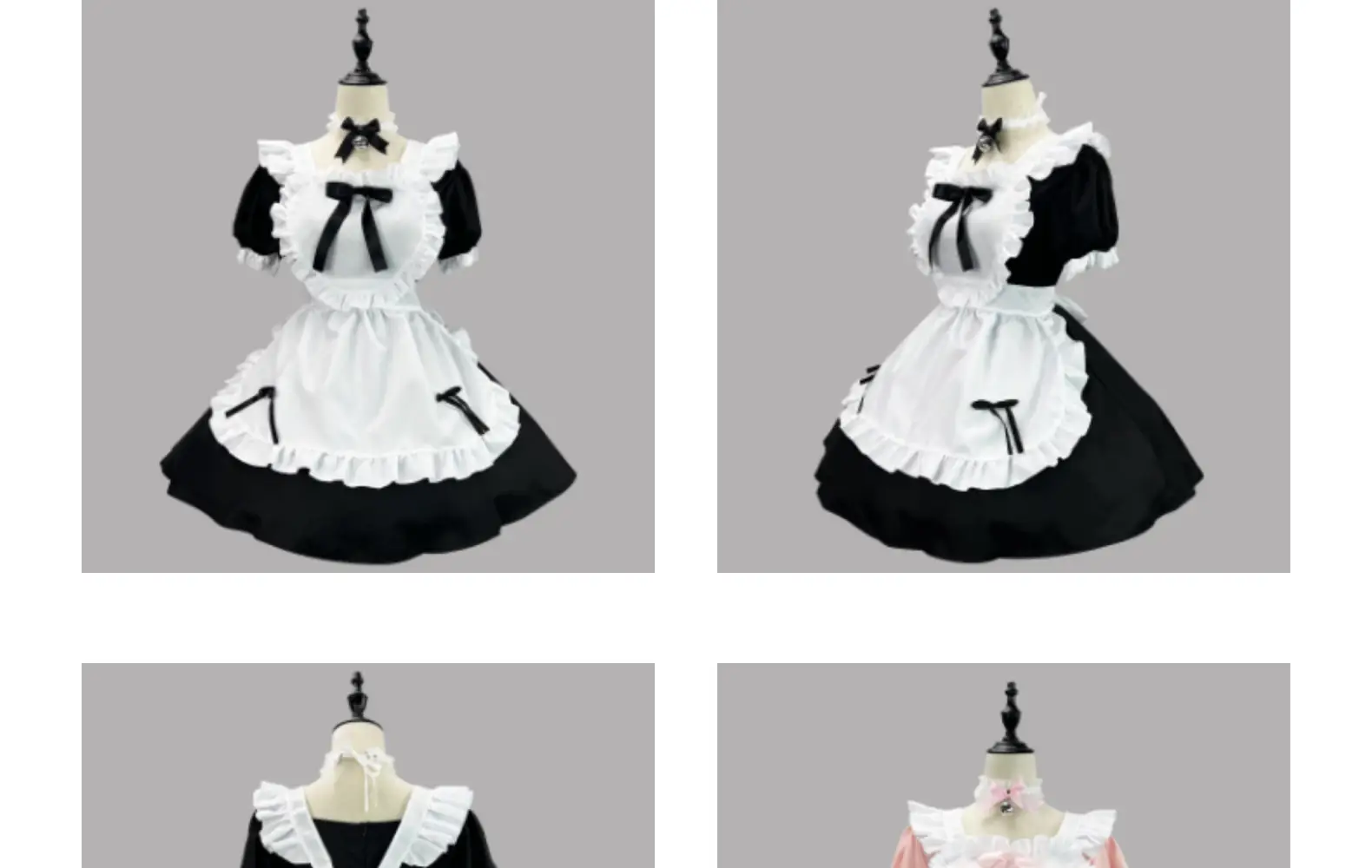 Japanese Black Classic Maid Dress Alice Soft Girl Lolita Maid Dress Cafe Dress — feature 30