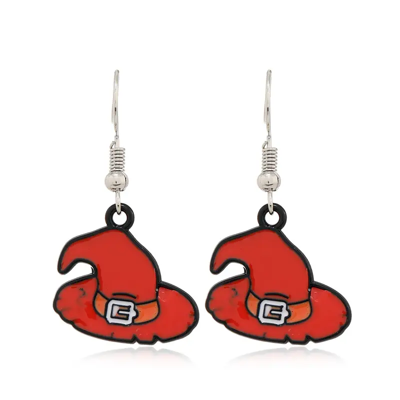 2022 Halloween Ghost Earrings Silver Alloy Personalized Wholesale - Image 5