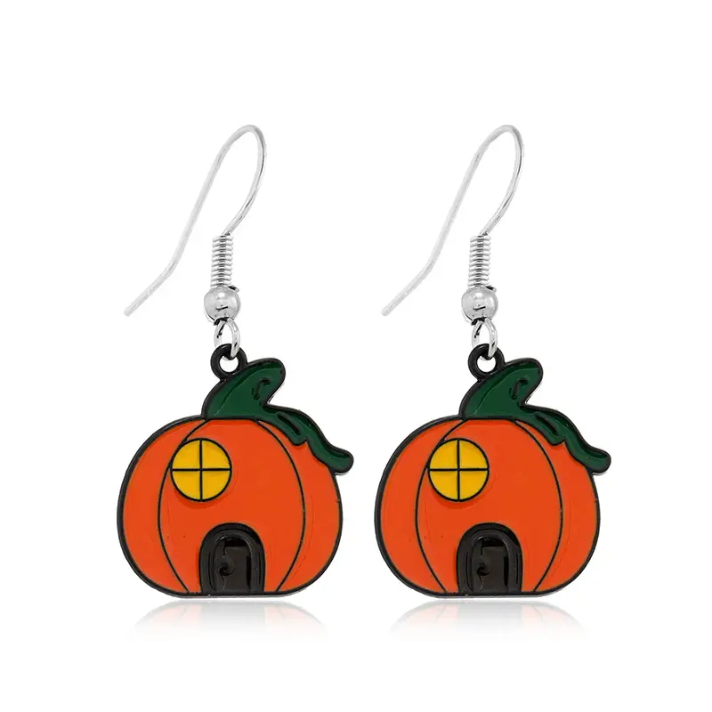 2022 Halloween Ghost Earrings Silver Alloy Personalized Wholesale - Image 7
