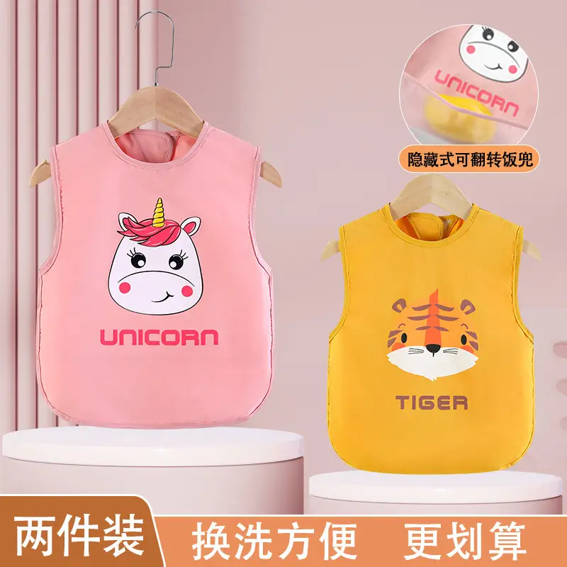 Baby Waterproof Apron Bib for Girls Boys Spring Summer - Image 13