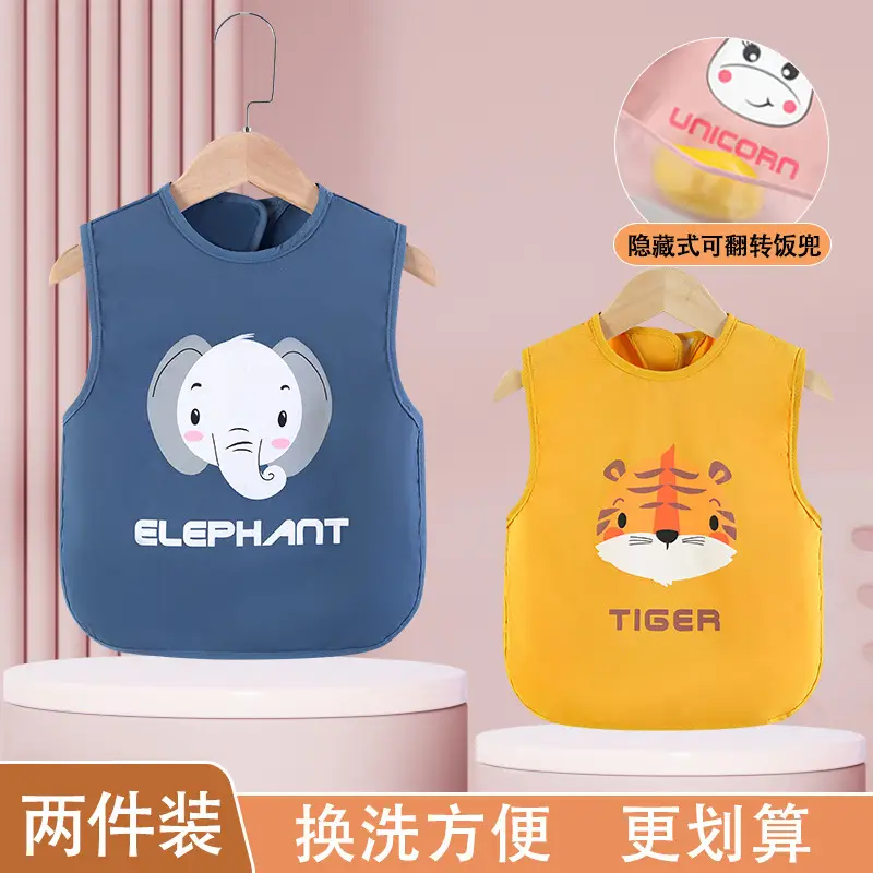 Baby Waterproof Apron Bib for Girls Boys Spring Summer - Image 7