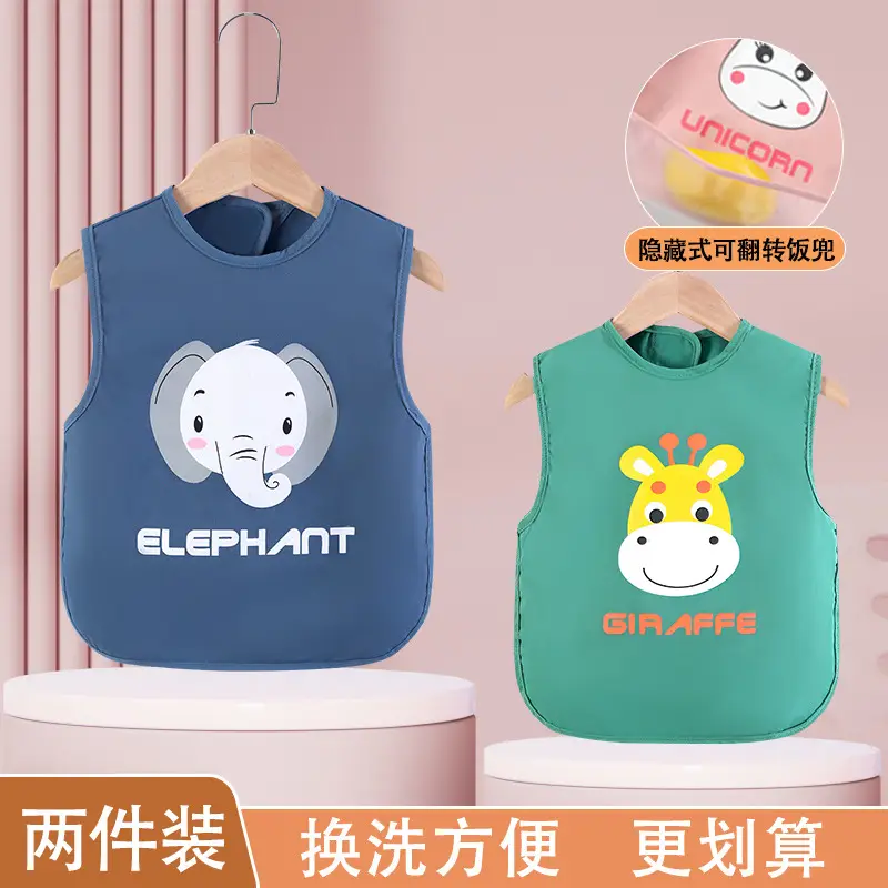 Baby Waterproof Apron Bib for Girls Boys Spring Summer - Image 8