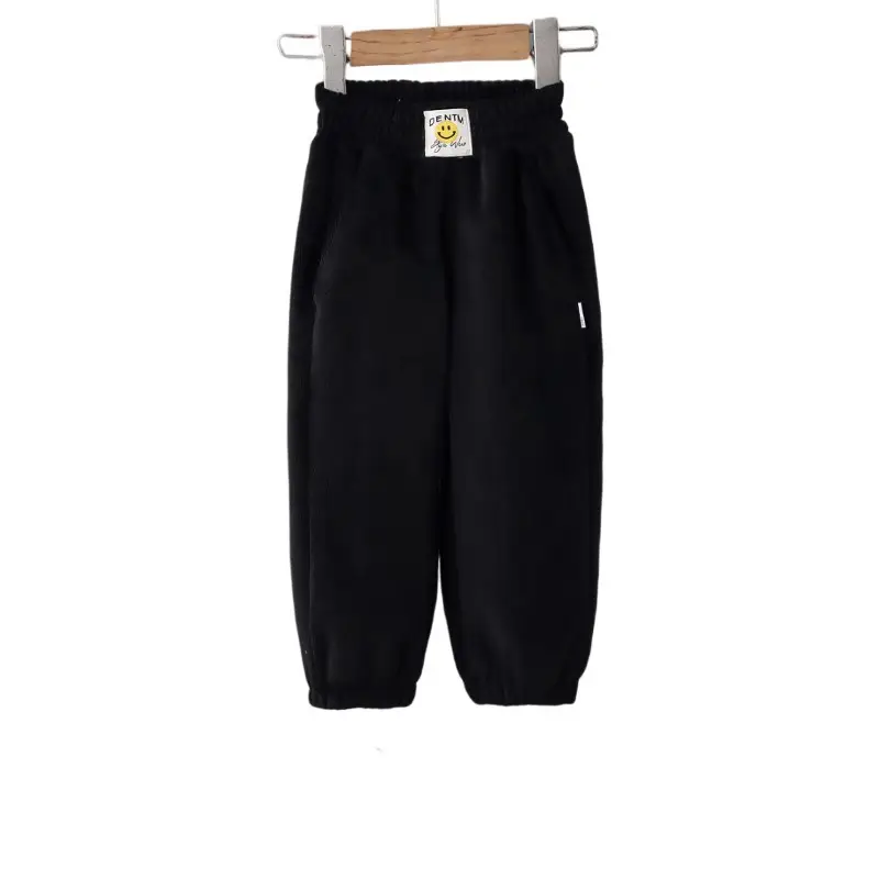 Children's Fleece Sweatpants Large Brown