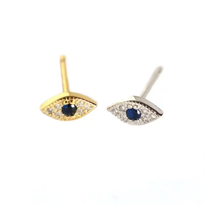 Korean Dongdaemun Devil's Eyes Earrings 925 Sterling Silver - Image 5
