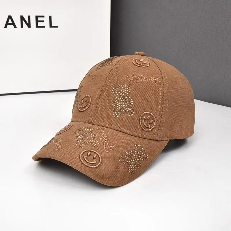 White K-Style Ins Smiling Bear Baseball Cap for Girls - Image 2