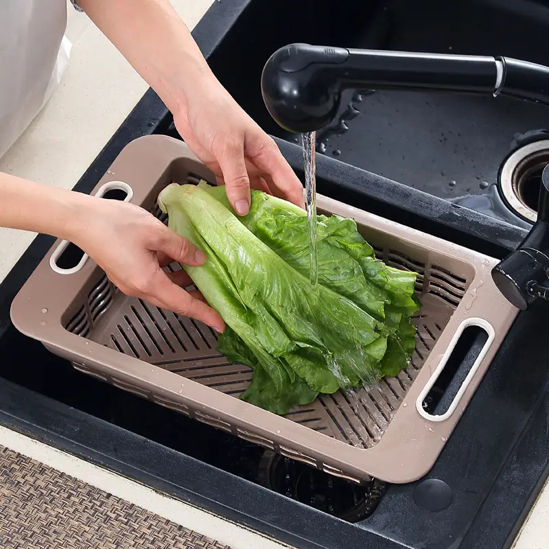 Retractable Multi-Functional Sink Cutting Board Plastic